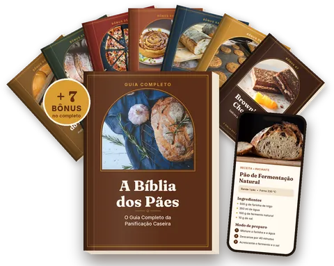 A Bíblia dos Pães: o guia completo, as 7 coleções bônus e uma receita aberta no celular